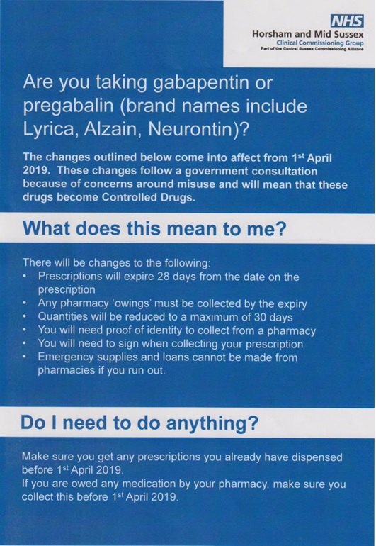 gabapentin pregabalin medicine